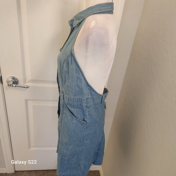 Free People Denim Look Dress. NWT. Size Medium - Picture 5 of 12